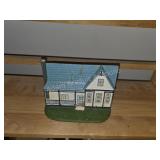 Vintage Cast Iron Cottage Doorstop. Decorative