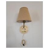 Vintage Ceramic Chef Wall Sconce Lamp