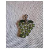 Handcrafted Stained Glass Grape Cluster