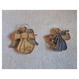 Pair of Handcrafted Copper Foil Stained Glass