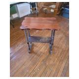 Antique Spool Leg Side Table ï¿½ Restoration