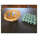 Artisan Ceramic Lattice Pottery Set ï¿½ Basket &