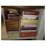 Antique & Classic Cookbook Library with Vintage