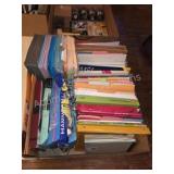 Box lot miscellaneous paper and labels