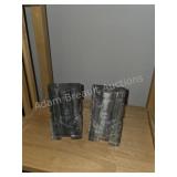 Carved Marble Aztec Style Figural Bookends