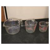 Pyrex and Anchor Glass Measuring Cup