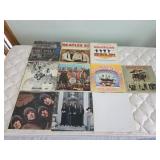 Large Collection of 10 Vintage Beatles 33 RPM