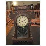 Vintage Style Rectangular Mantel Clock.