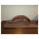 Antique Carved Wood Clock Topper or