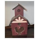 Rustic Wooden Barn Style Birdhouse.