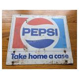 Vintage Pepsi-Cola Metal Sign ï¿½ Take Home a