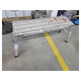 Werner aluminum portable folding work platform