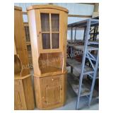 Modern Pine Corner storage cabinet #1, 20x29x74.5