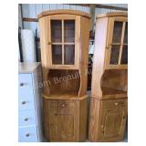 Modern Pine Corner storage cabinet #2, 20x29x74.5