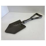 Metal folding adjustable emergency shovel