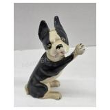 Vintage cast iron 9 in Boston Terrier door