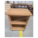 Modern fiberboard rolling storage cart,