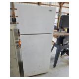 Whirlpool top freezer garage fridge, does work,