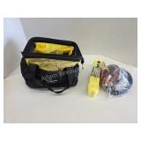 Automobile roadside safety kit, appears to be