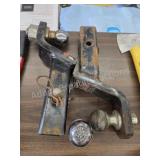 2 Reese hitch inserts with2 in balls and 1 7/8
