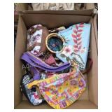 Box lot women's floral print handbags/ purses