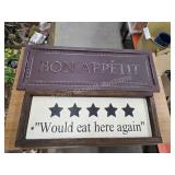 2 pcs decorative wall decor
