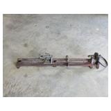 Vintage cast metal electric motor drive benchtop