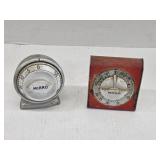 Two vintage kitchen timers