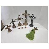 Lot of assorted decorative religious crosses