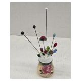 Antique Nippon Porcelain Hatpin Holder with