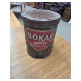 Vintage antique Bokar coffee Supreme storage tin
