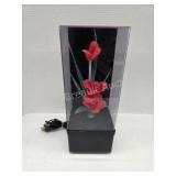 Vintage Fiber Optic Flower Illuminator Display