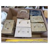 Box lot vintage 45 RPM vinyl records, various