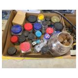 Box lot largest assortment nails, brad's, trim