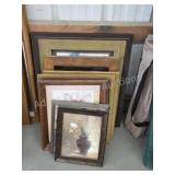 7 pieces vintage wall art