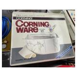 Vintage CorningWare Shadow Iris 5 quart covered