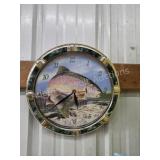 Decorative 11 inch quartz rainbow trout wall