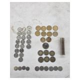 Assortment Canadian coins