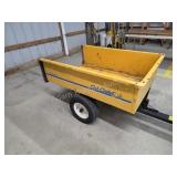 Cub Cadet 10 cubic foot tow behind tilt utility