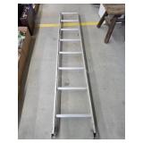 Vintage Davidson aluminum 8 ft extension ladder