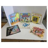 Six vintage 33 RPM vinyl record - children's