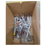 Box lot large assortment Craftsman tools