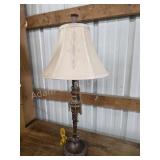 Modern decorative ornate resin 31 inch table lamp