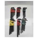 Lots of assorted Allen wrenches
