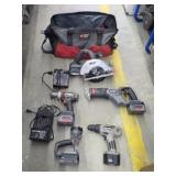 Porter-Cable 18 volt lithium cordless tool set