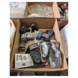 Box lot assorted Porter-Cable cordless tools