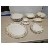 Box lot vintage Edwin M. Knowles Hostess China