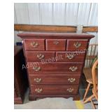 Kincaid solid wood furniture cherry 5 drawer up