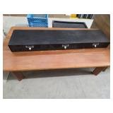 Decorative wooden wall mount Shelf with storage
