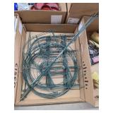 Box lot metal flower bed fencing